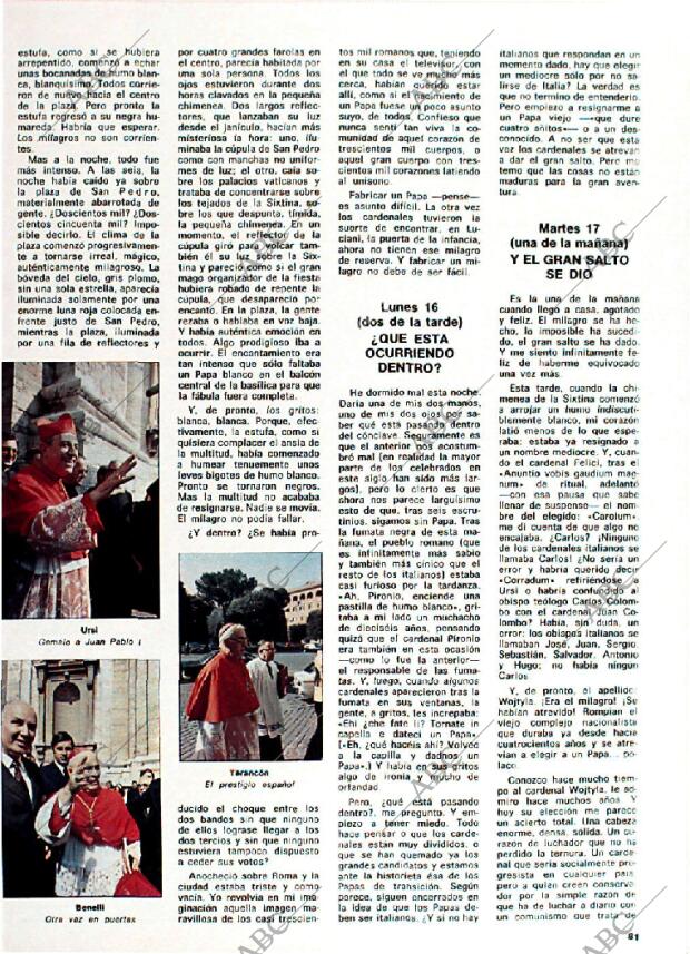 BLANCO Y NEGRO MADRID 18-10-1978 página 81