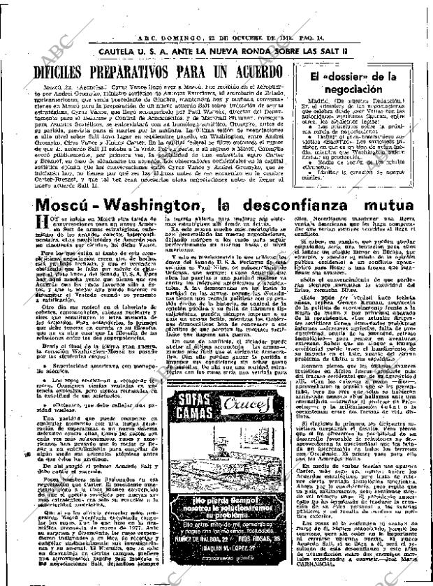 ABC MADRID 22-10-1978 página 26
