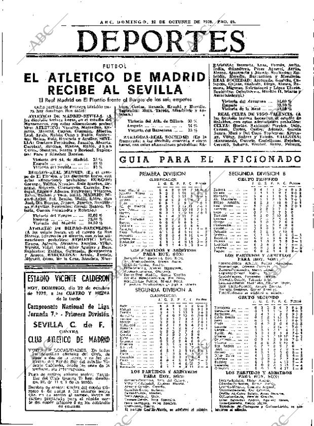 ABC MADRID 22-10-1978 página 61