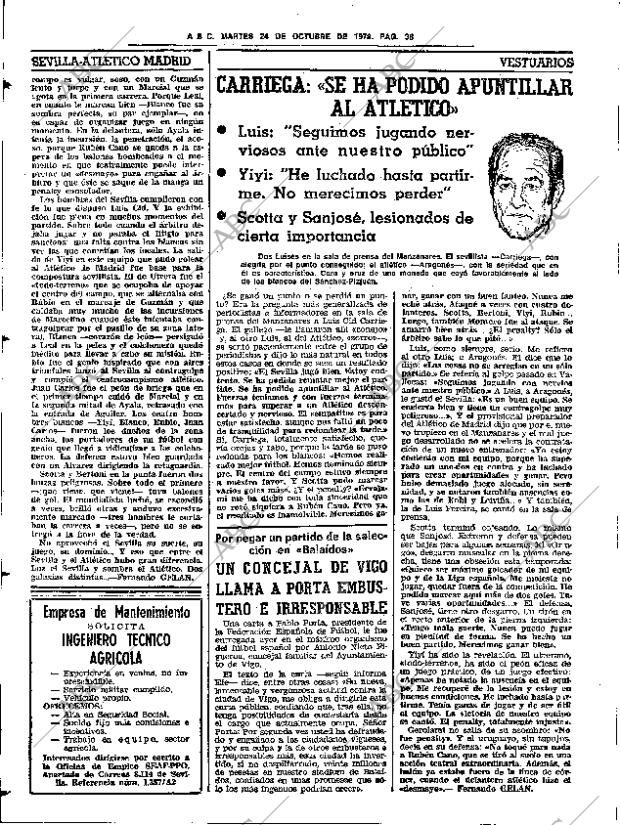 ABC SEVILLA 24-10-1978 página 54