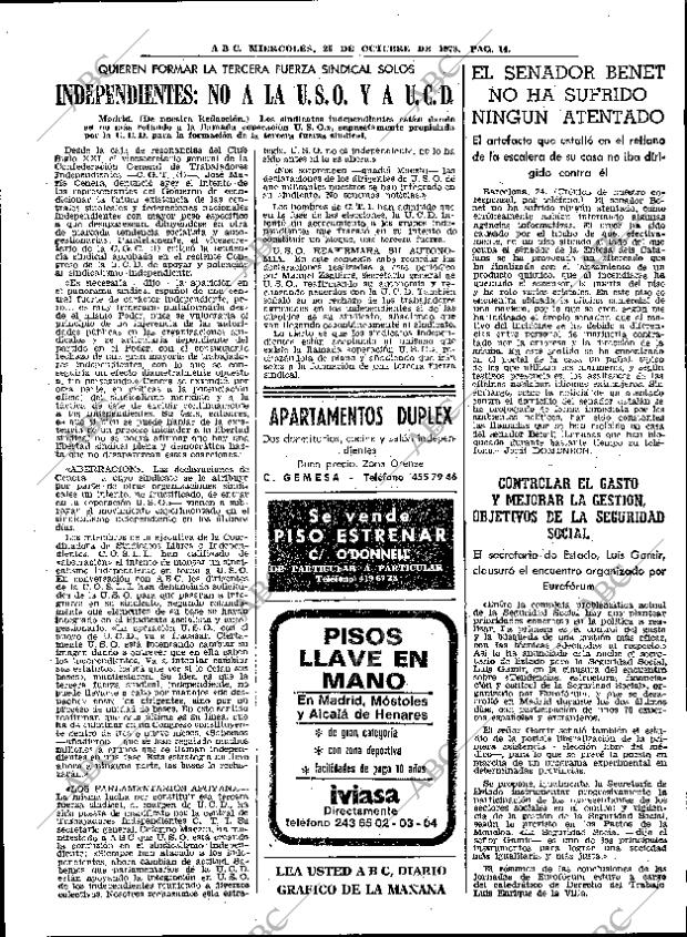 ABC MADRID 25-10-1978 página 26