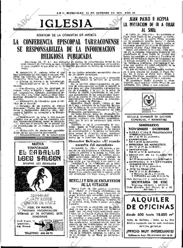 ABC MADRID 25-10-1978 página 39