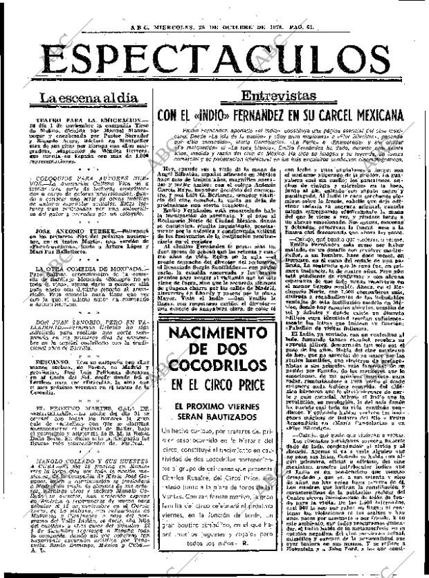 ABC MADRID 25-10-1978 página 73