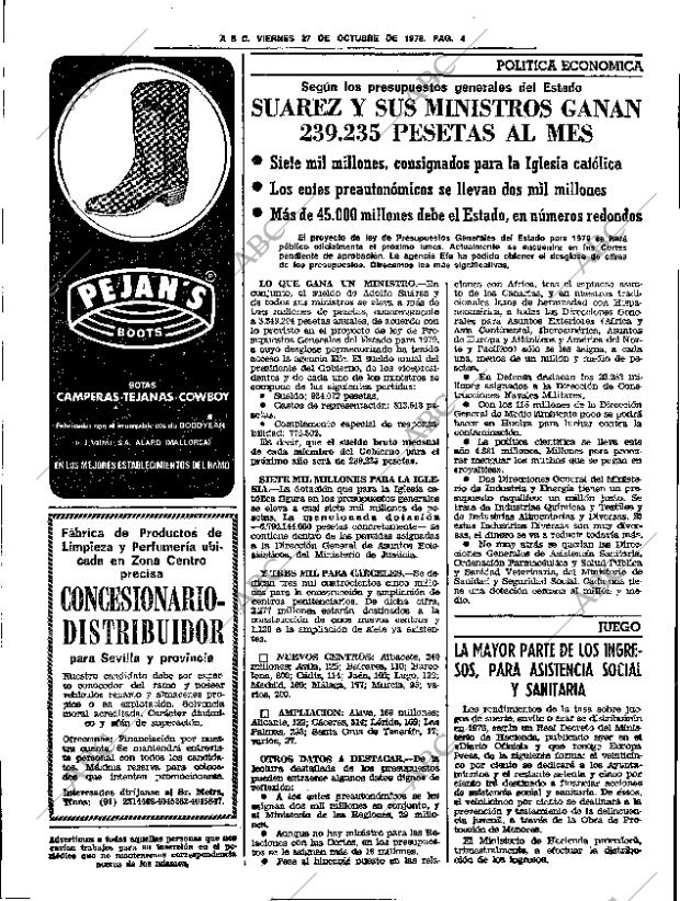 ABC SEVILLA 27-10-1978 página 16