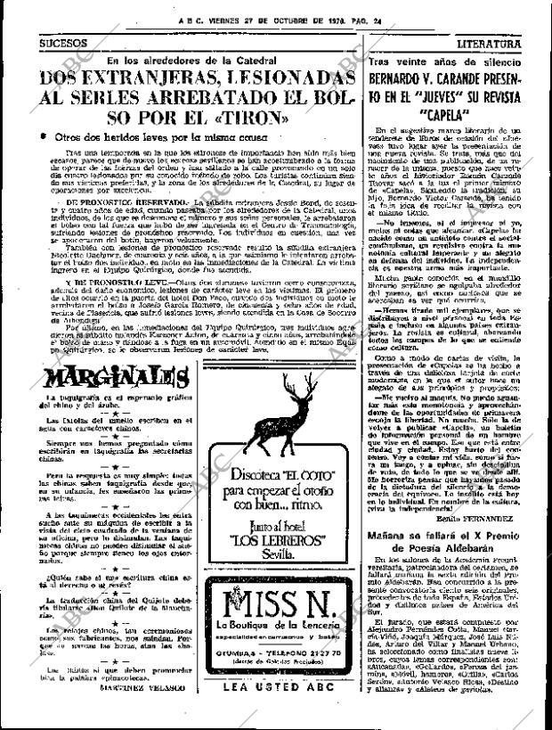 ABC SEVILLA 27-10-1978 página 36