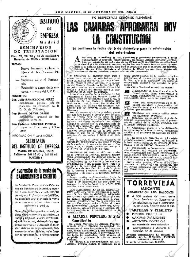 ABC MADRID 31-10-1978 página 20