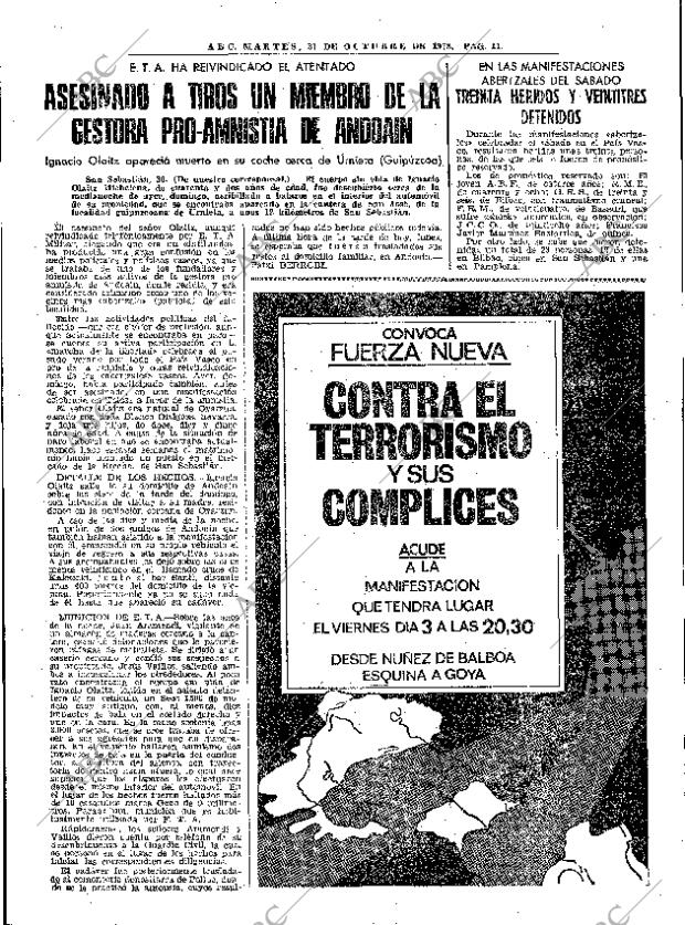 ABC MADRID 31-10-1978 página 23