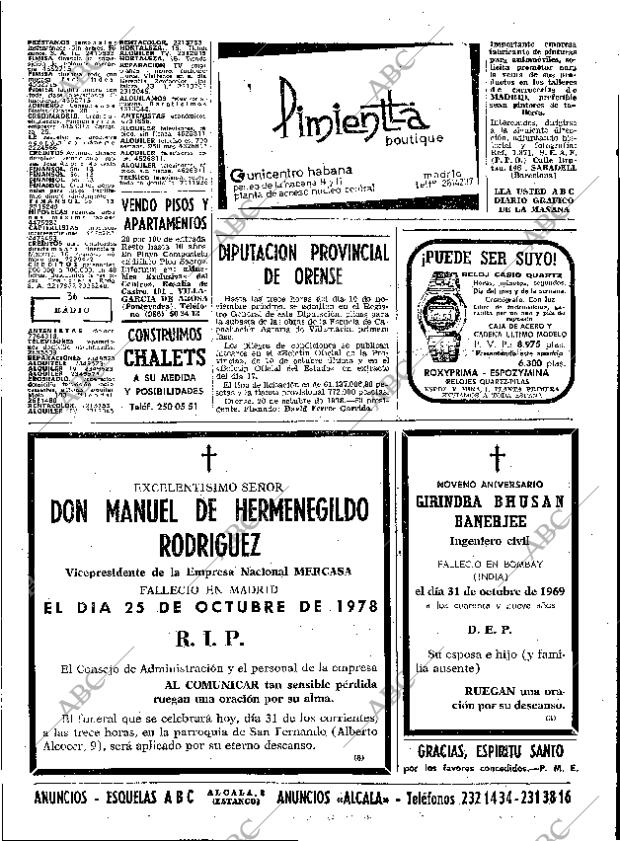 ABC MADRID 31-10-1978 página 96