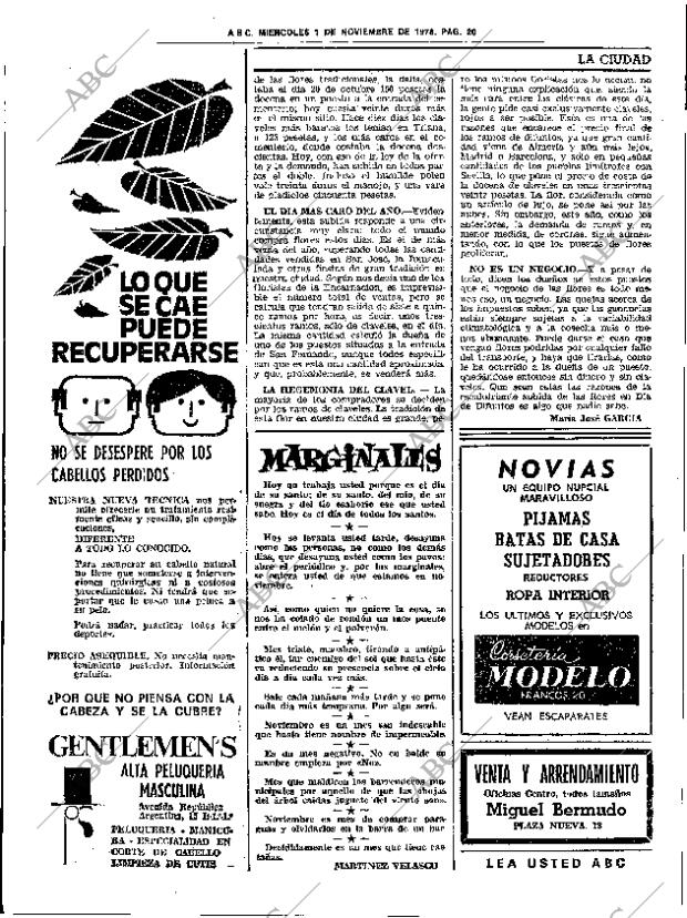 ABC SEVILLA 01-11-1978 página 28