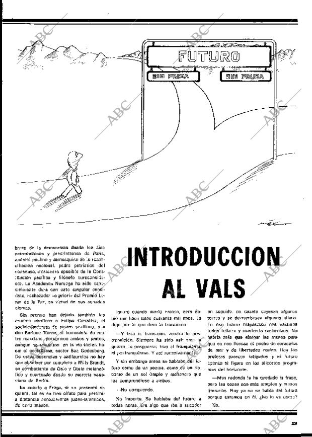 BLANCO Y NEGRO MADRID 01-11-1978 página 23
