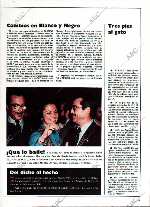 BLANCO Y NEGRO MADRID 01-11-1978 página 5