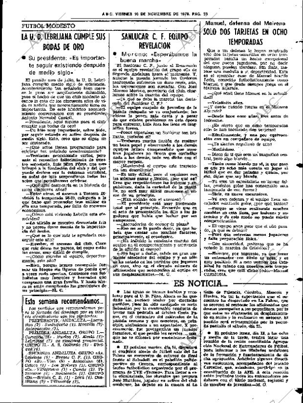 ABC SEVILLA 10-11-1978 página 41