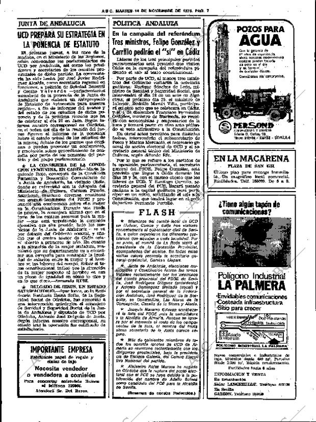 ABC SEVILLA 14-11-1978 página 23