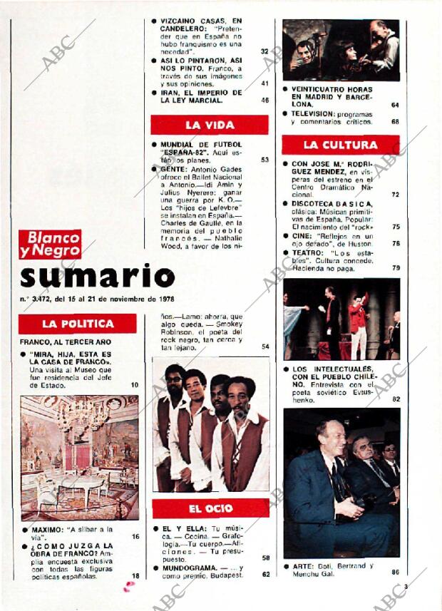 BLANCO Y NEGRO MADRID 15-11-1978 página 3