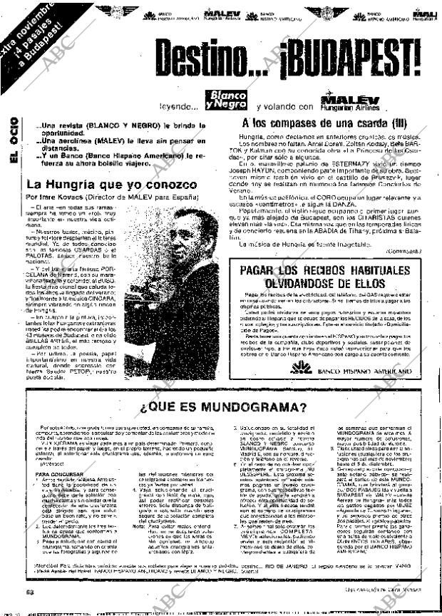 BLANCO Y NEGRO MADRID 15-11-1978 página 62