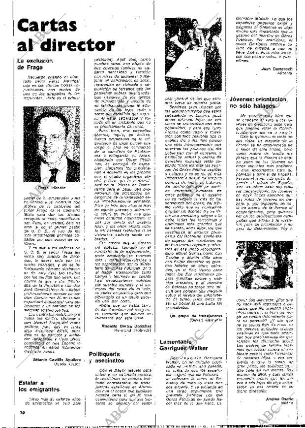 BLANCO Y NEGRO MADRID 15-11-1978 página 70