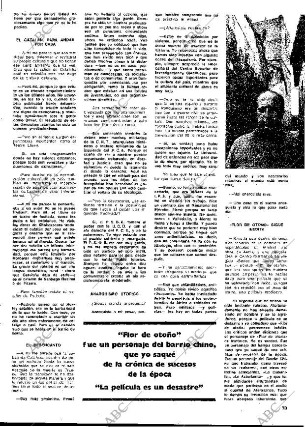 BLANCO Y NEGRO MADRID 15-11-1978 página 73