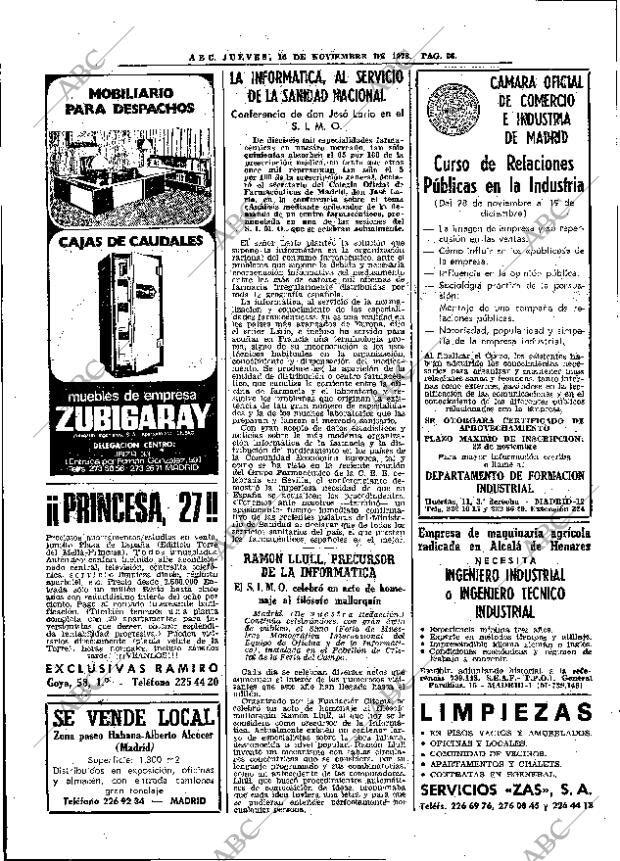 ABC MADRID 16-11-1978 página 38