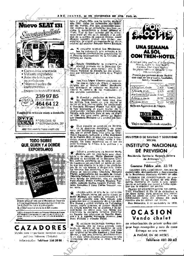 ABC MADRID 16-11-1978 página 67