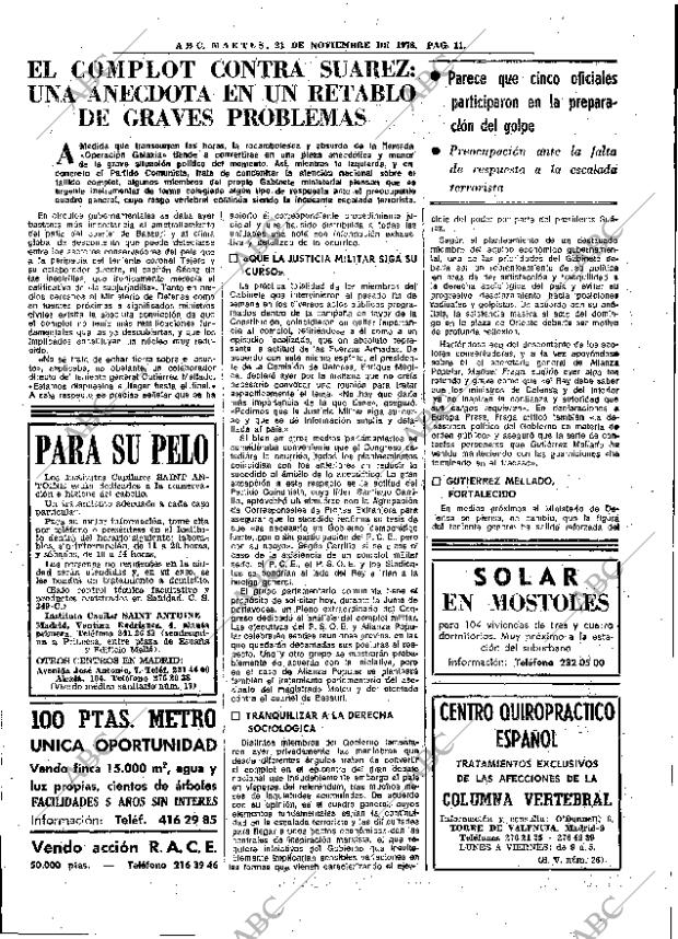 ABC MADRID 21-11-1978 página 27