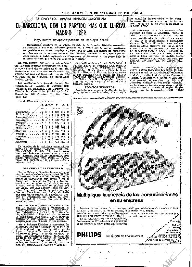 ABC MADRID 21-11-1978 página 77