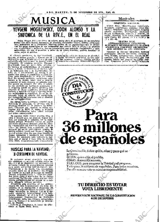 ABC MADRID 21-11-1978 página 81