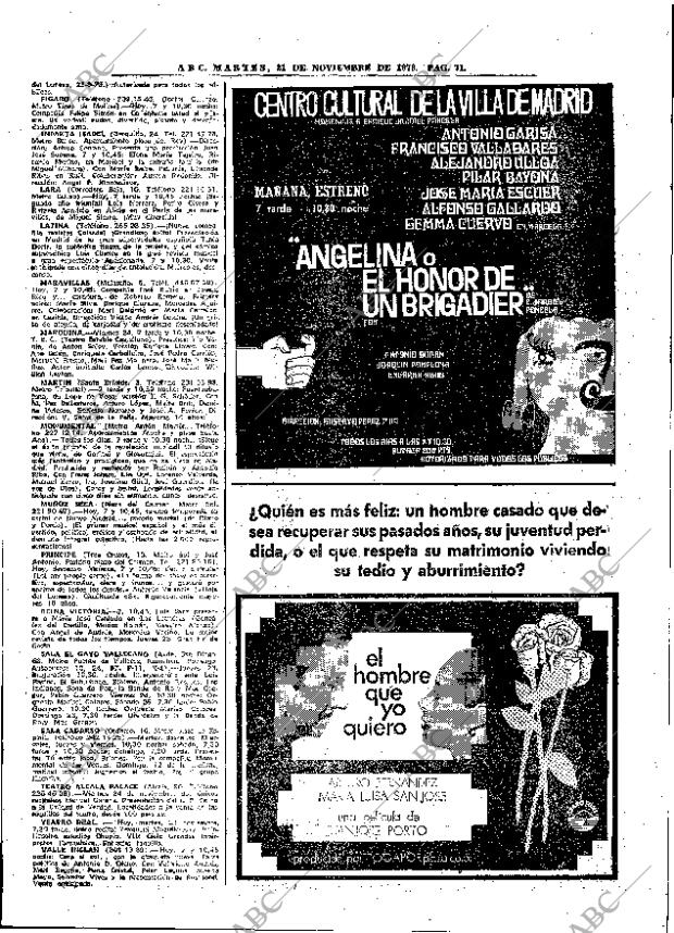 ABC MADRID 21-11-1978 página 87