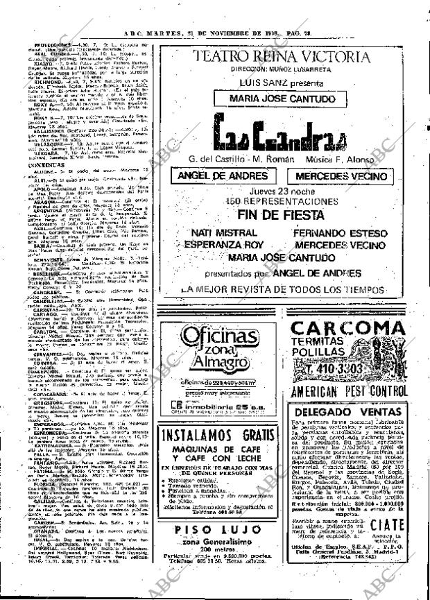 ABC MADRID 21-11-1978 página 89
