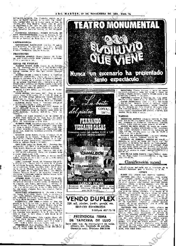ABC MADRID 21-11-1978 página 91