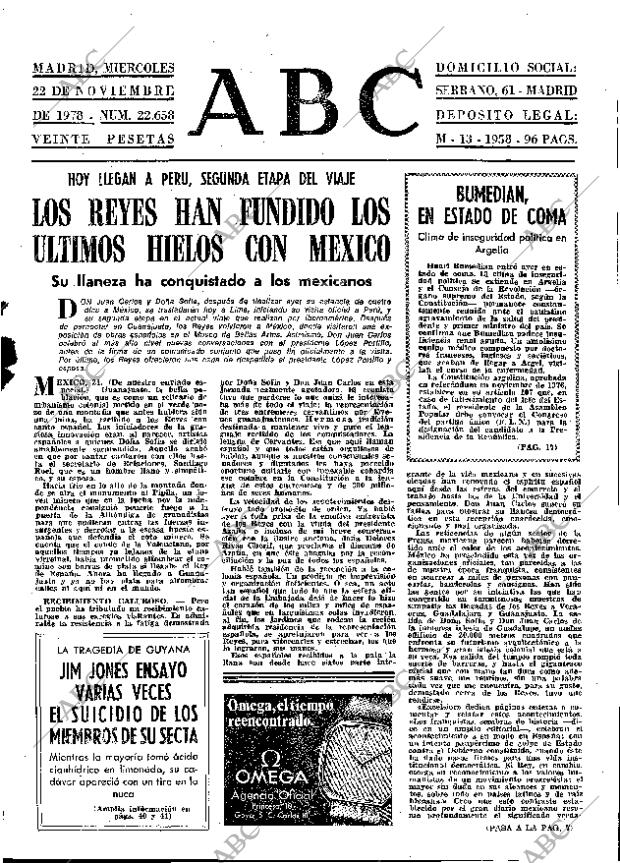 ABC MADRID 22-11-1978 página 13