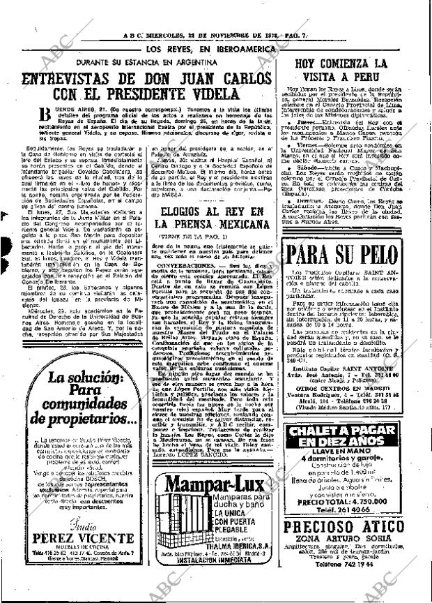 ABC MADRID 22-11-1978 página 19