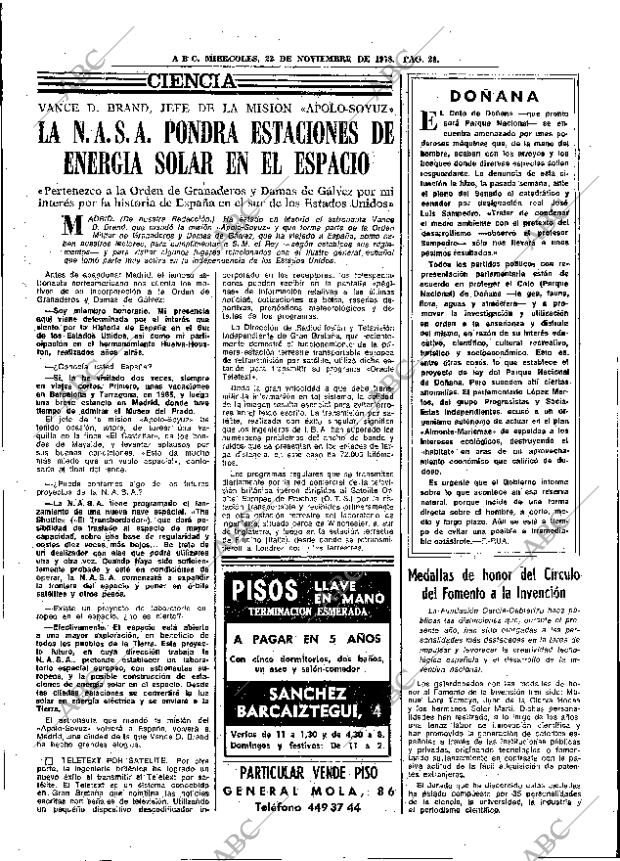 ABC MADRID 22-11-1978 página 40