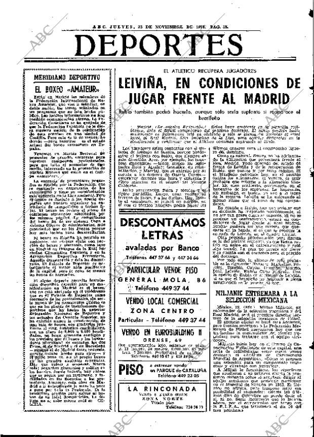 ABC MADRID 23-11-1978 página 67