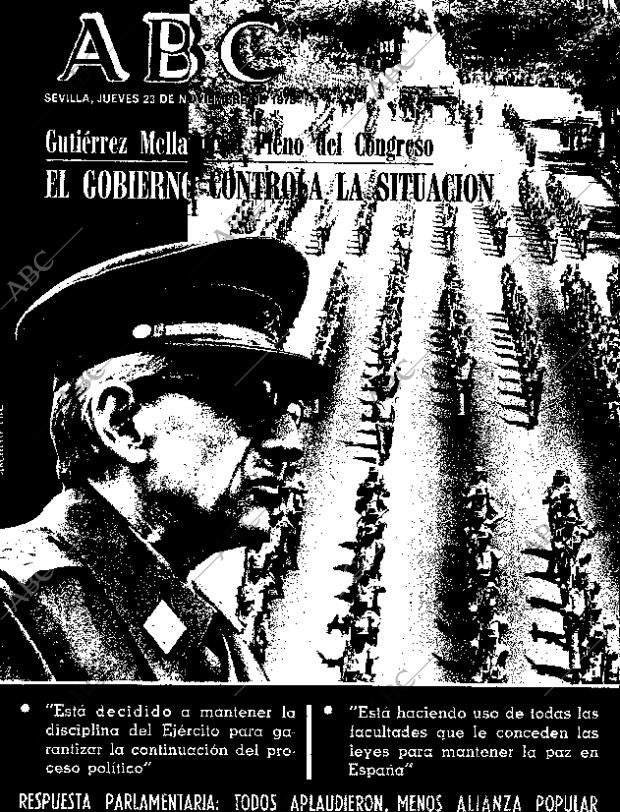 ABC SEVILLA 23-11-1978 página 1