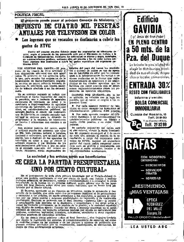 ABC SEVILLA 23-11-1978 página 23