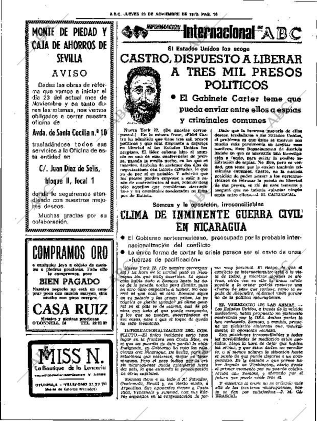 ABC SEVILLA 23-11-1978 página 28