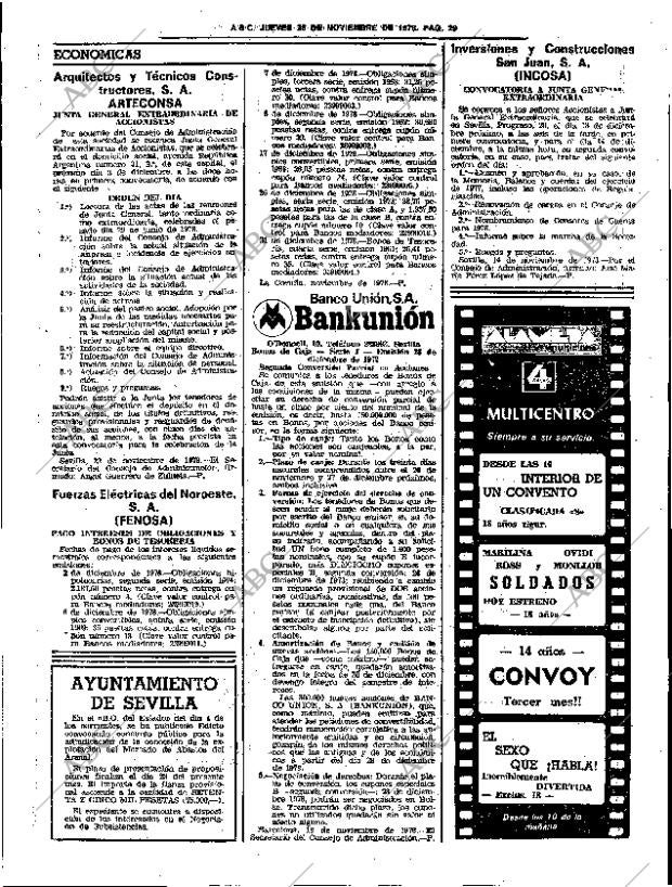ABC SEVILLA 23-11-1978 página 41