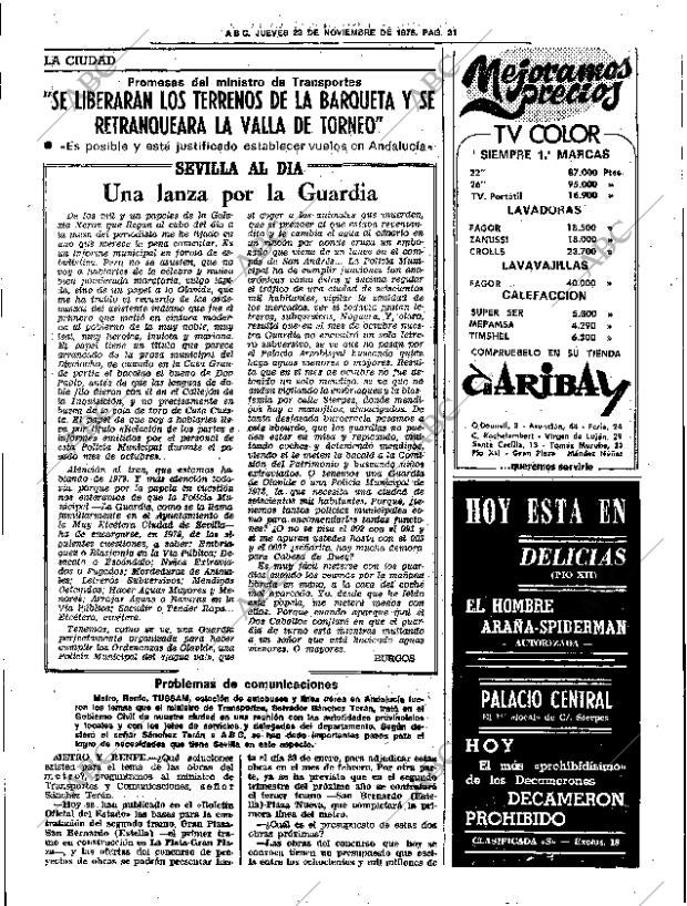 ABC SEVILLA 23-11-1978 página 43