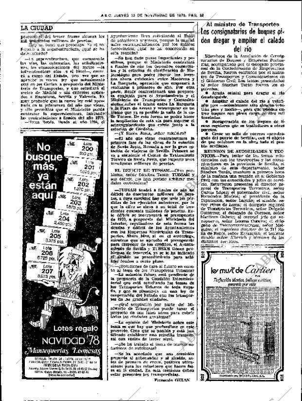 ABC SEVILLA 23-11-1978 página 44