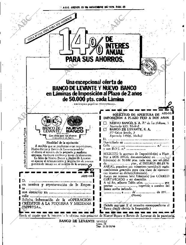 ABC SEVILLA 23-11-1978 página 57
