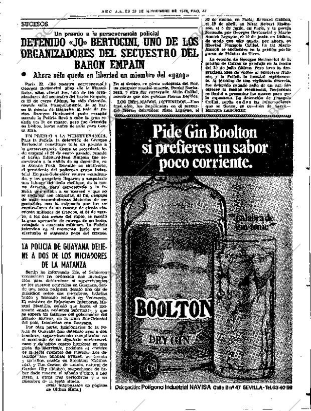 ABC SEVILLA 23-11-1978 página 59