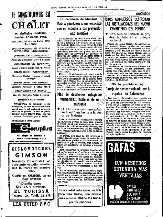 ABC SEVILLA 23-11-1978 página 60