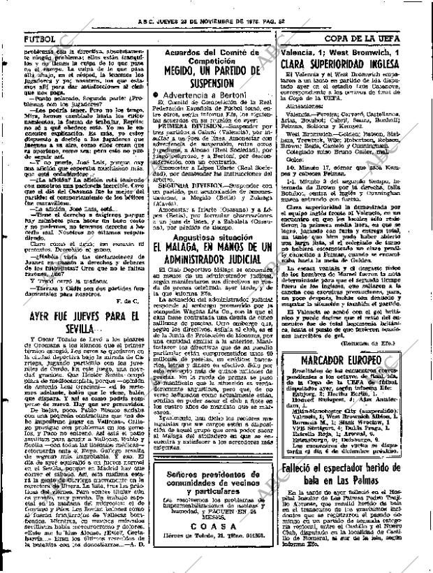 ABC SEVILLA 23-11-1978 página 64