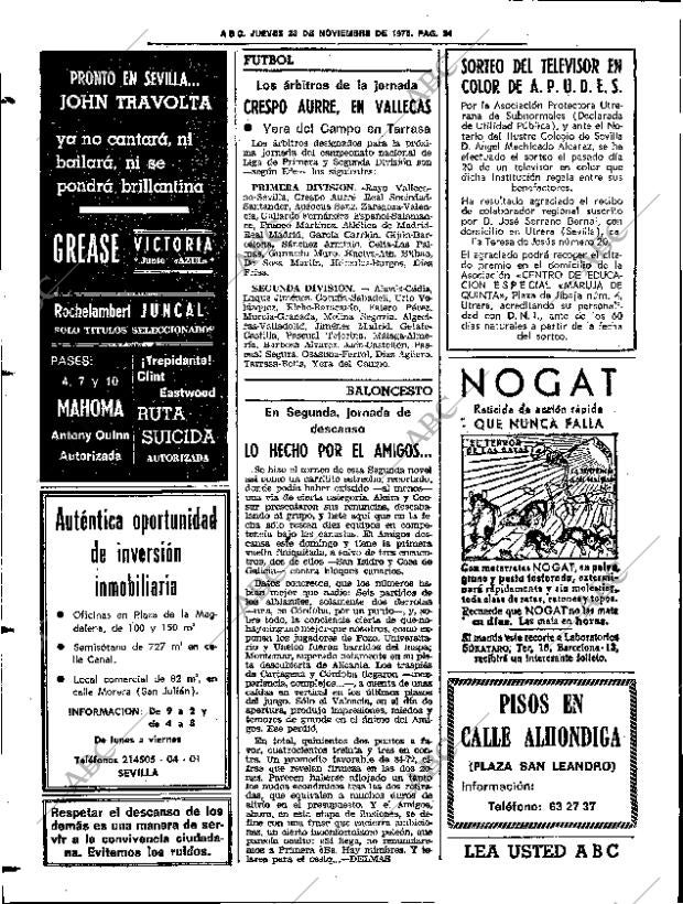ABC SEVILLA 23-11-1978 página 66