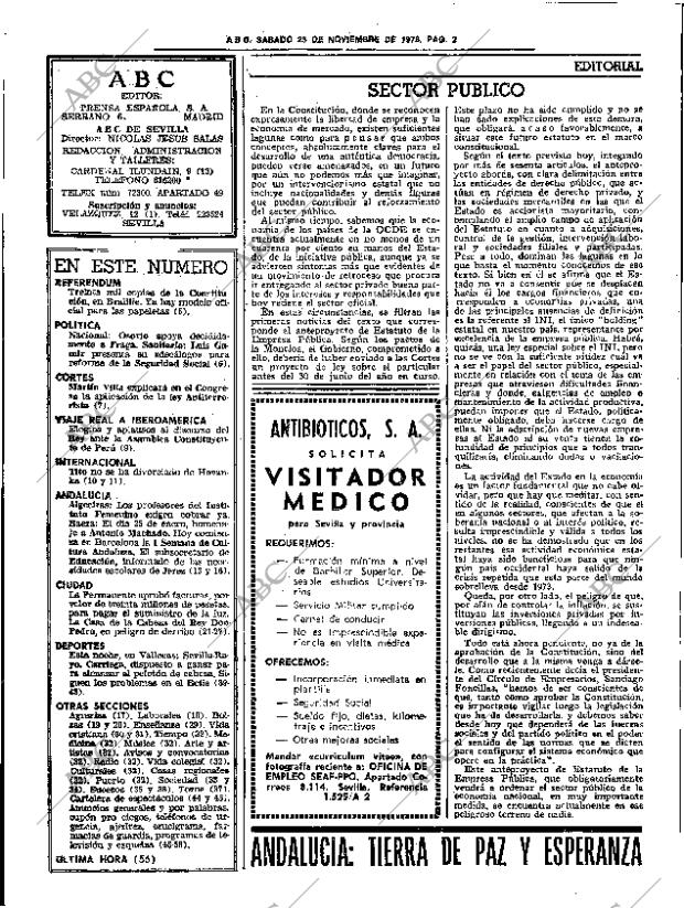 ABC SEVILLA 25-11-1978 página 14