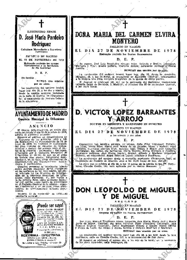 ABC MADRID 28-11-1978 página 109