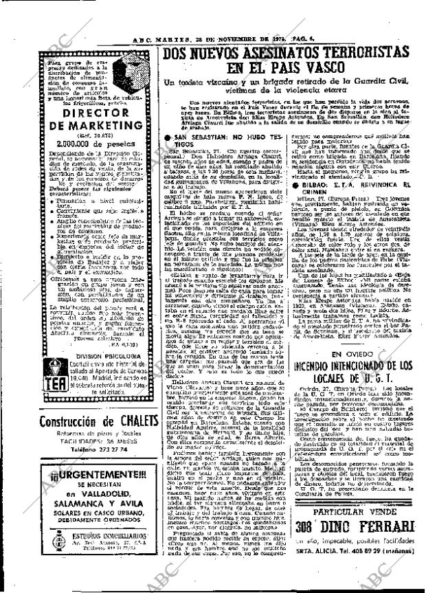 ABC MADRID 28-11-1978 página 22