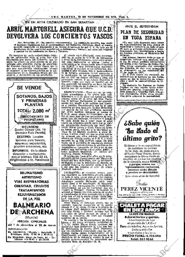 ABC MADRID 28-11-1978 página 23