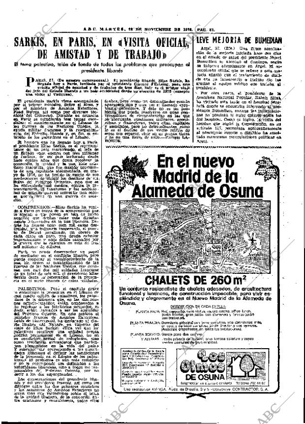 ABC MADRID 28-11-1978 página 43