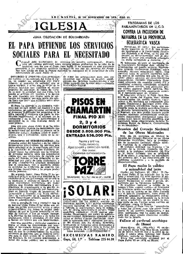ABC MADRID 28-11-1978 página 47